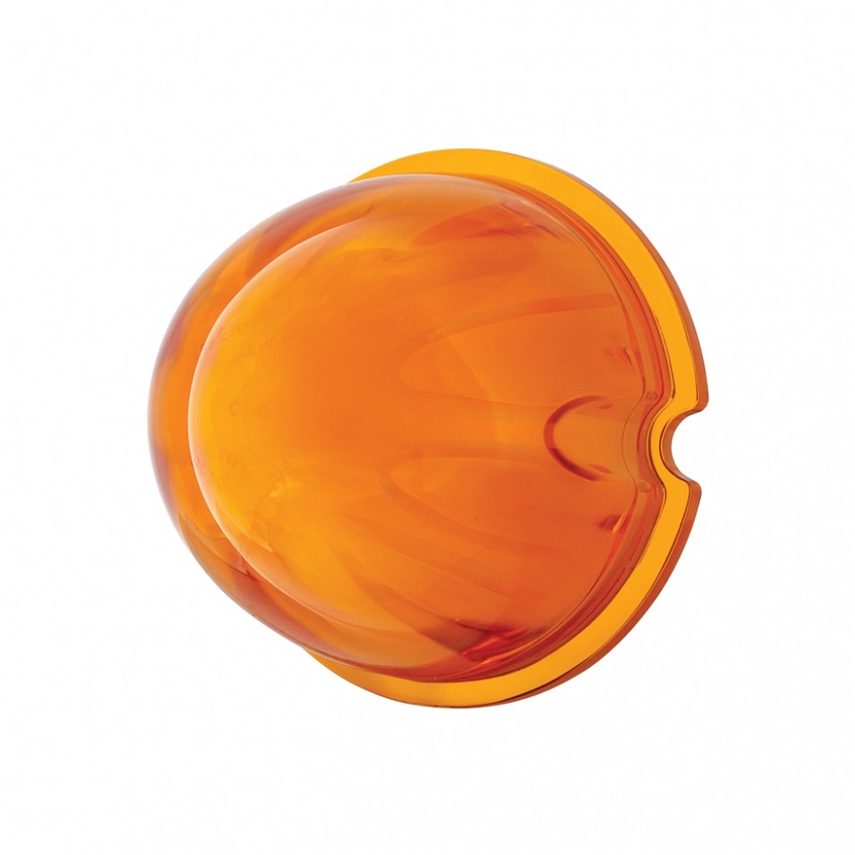 9 Amber LED Dual Function GLO Watermelon Cab/Auxiliary Light - Amber Lens