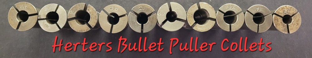 RCBS & HERTERS Standard Bullet Puller Collets *YOU PICK* Multiple Sizes