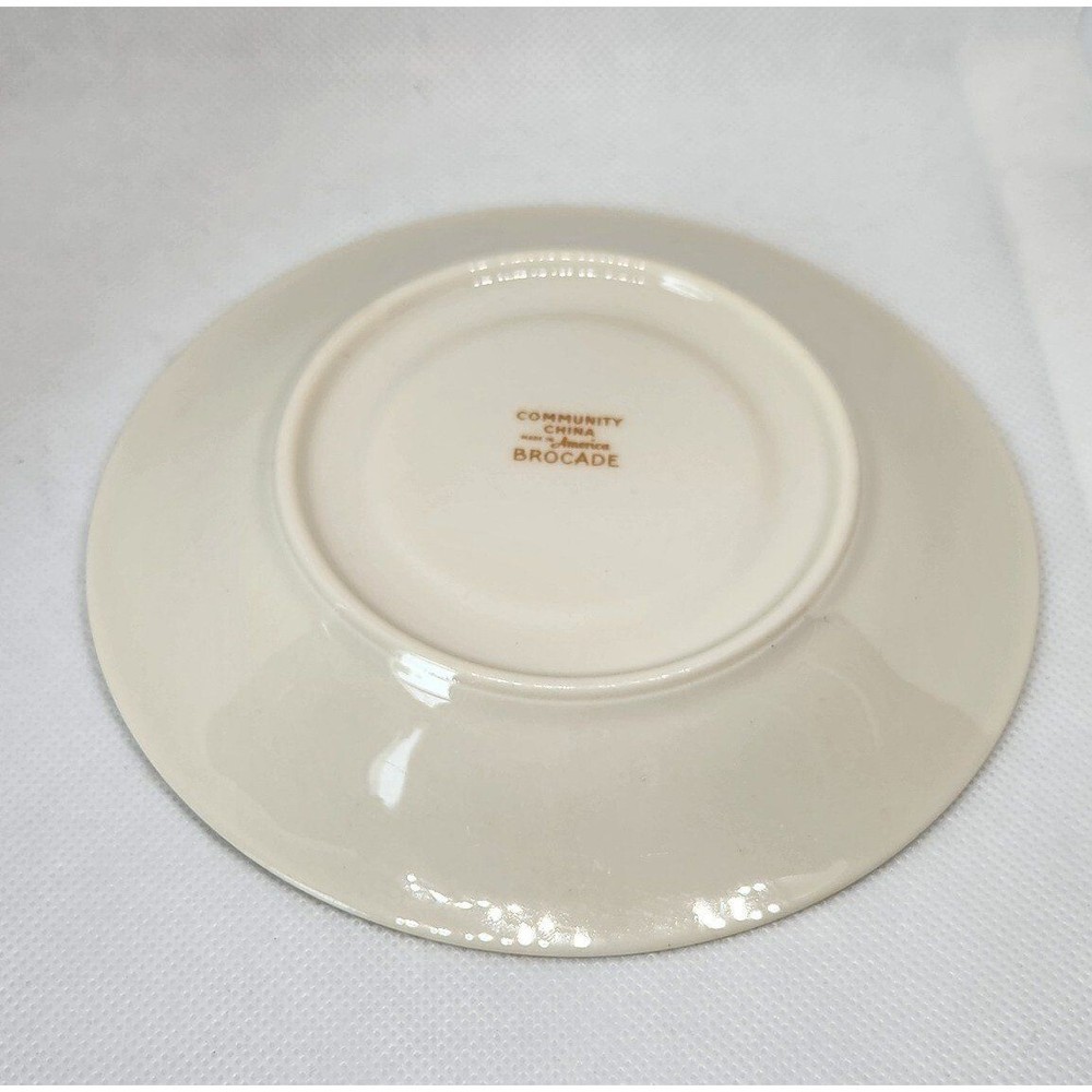 Replacement Community China Saucer "Brocade"
