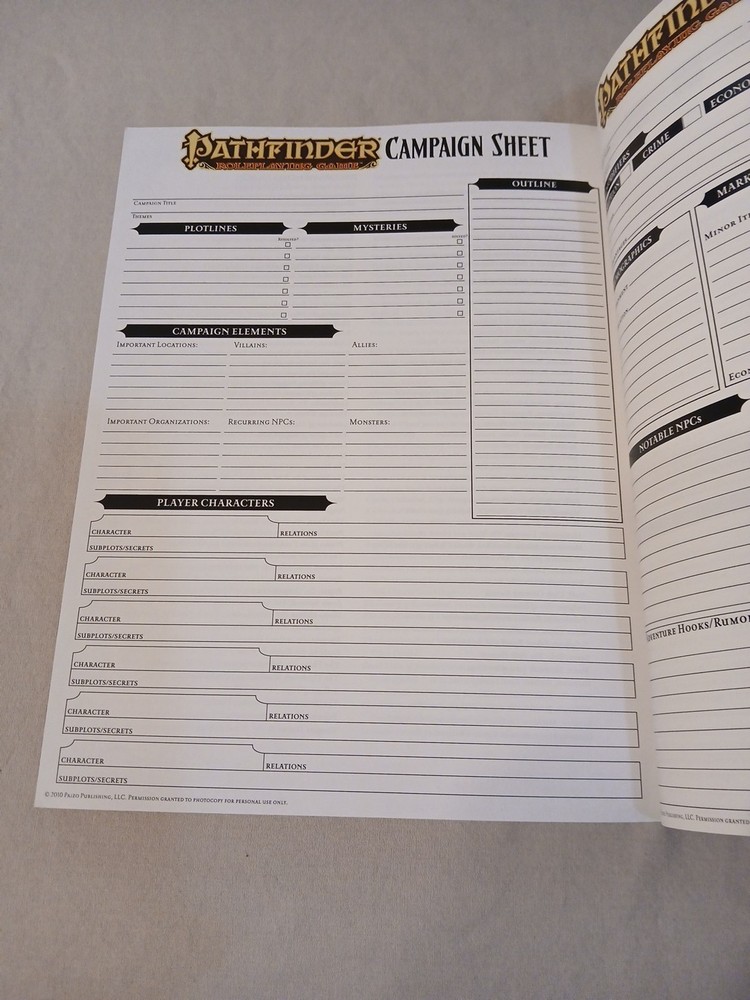 Mini Pathfinder 1st Ed Core Rulebook Lot Softcovers Very Fine Condition