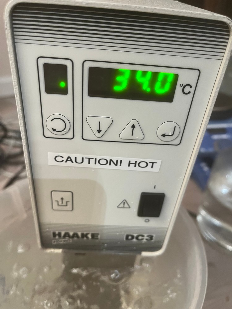 HAAKE DC3  RECIRCULATING BATH water recirculator heating heated immersion clamp
