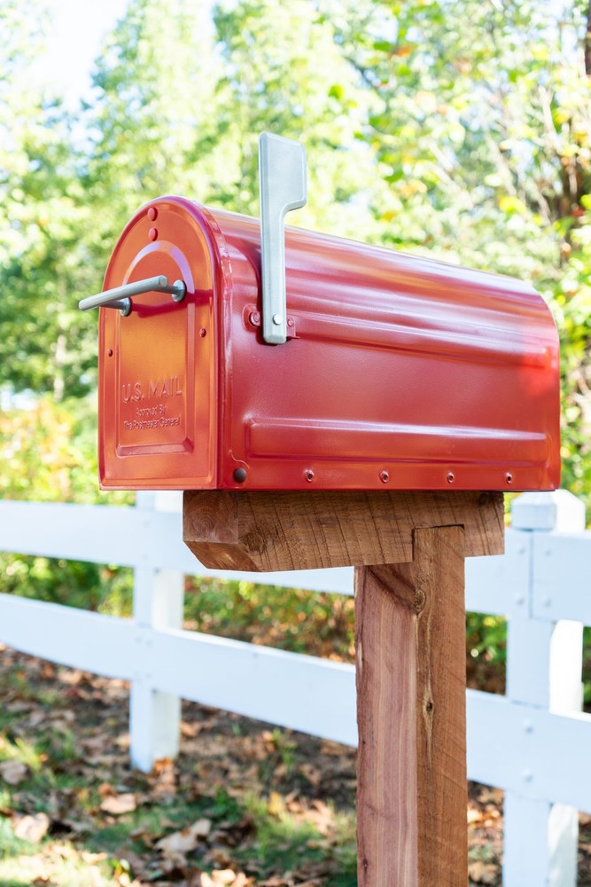 L Mailboxes Dpk000am Drivein Post No Size Aromatic Cedar