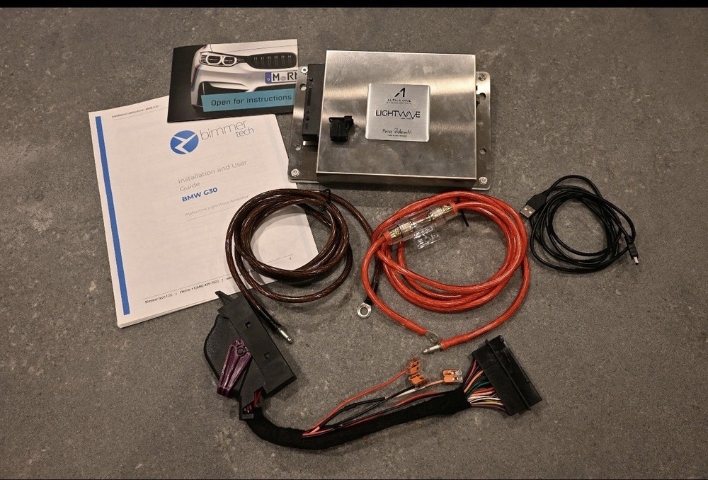 Alpha one Lightwave amp by. Immertech