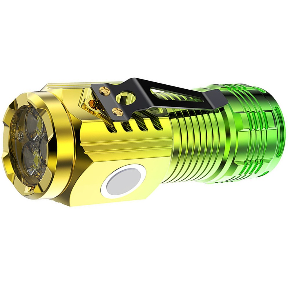 Multifunctional Mini Flashlight 3* 3030LED Lamp Beads Super Bright Flashlight
