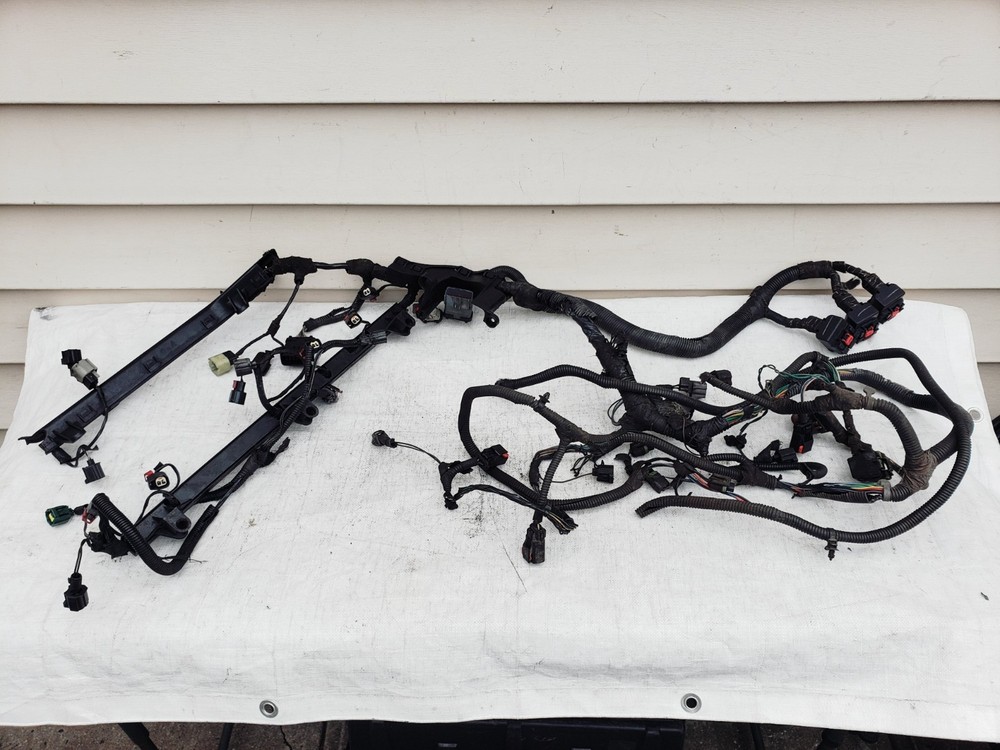 2005 Jeep TJ Wrangler ENGINE HARNESS Wiring Automatic with ABS 4.0 (Read Ad)