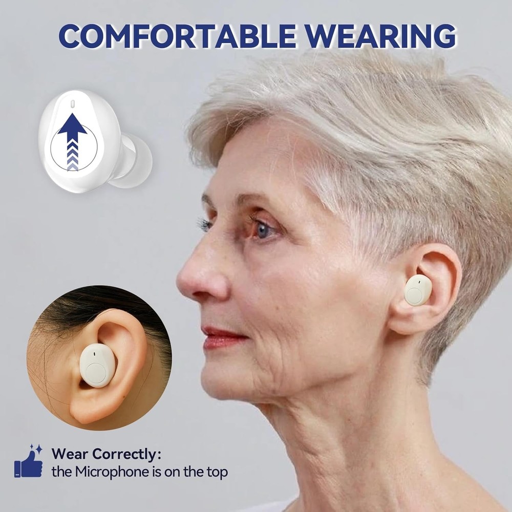 OTC Hearing Aids - Wireless, Rechargeable, Comfortable