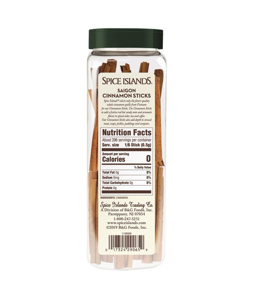 **2 Packs **Spice Islands Saigon Cinnamon Sticks ( 7 Oz. Each )