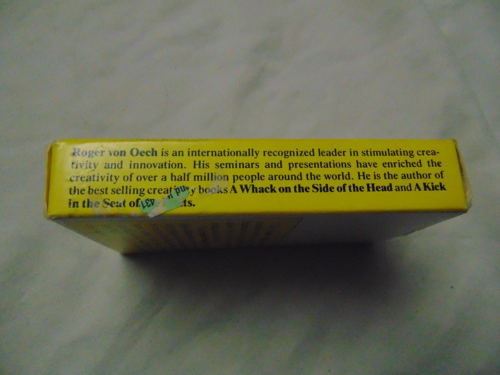 Roger Von Oech's CREATIVE WHACK PACK Card Deck "Creative Thought Workshop" 1992