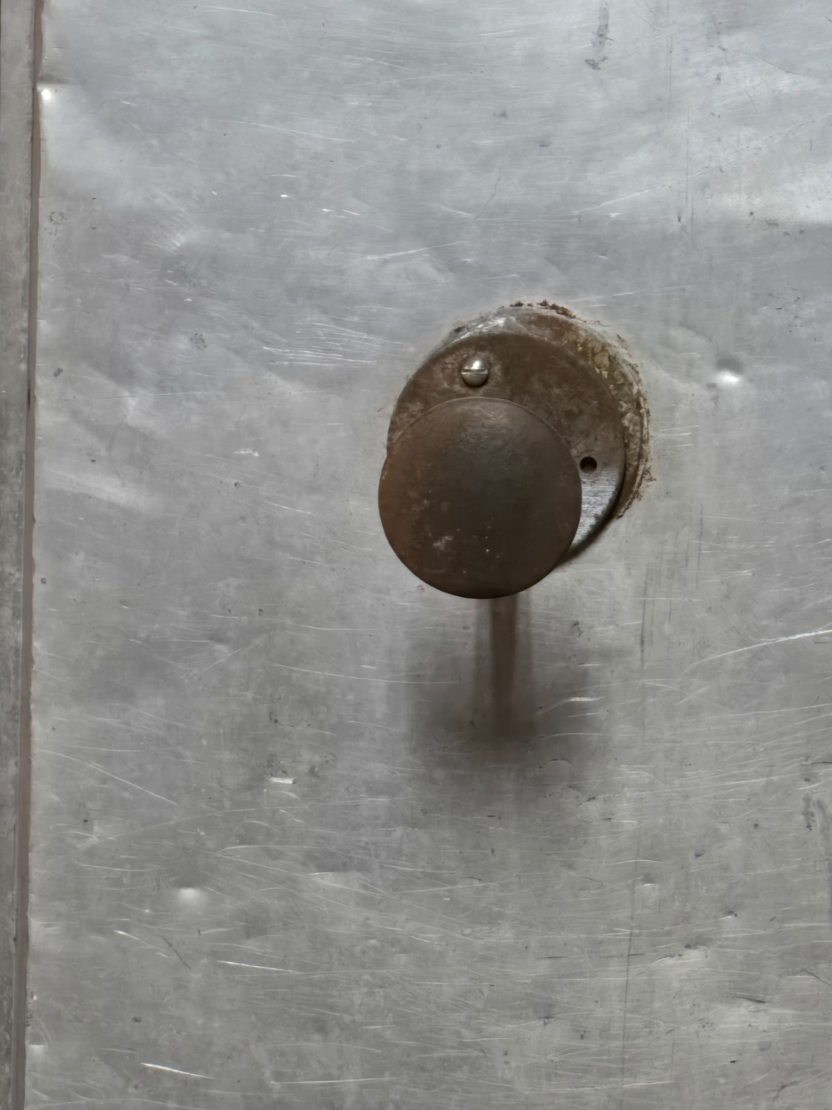 Vintage Ajax Philadelphia Walk-In Cooler Freezer Door Industrial Steel w Hardwar