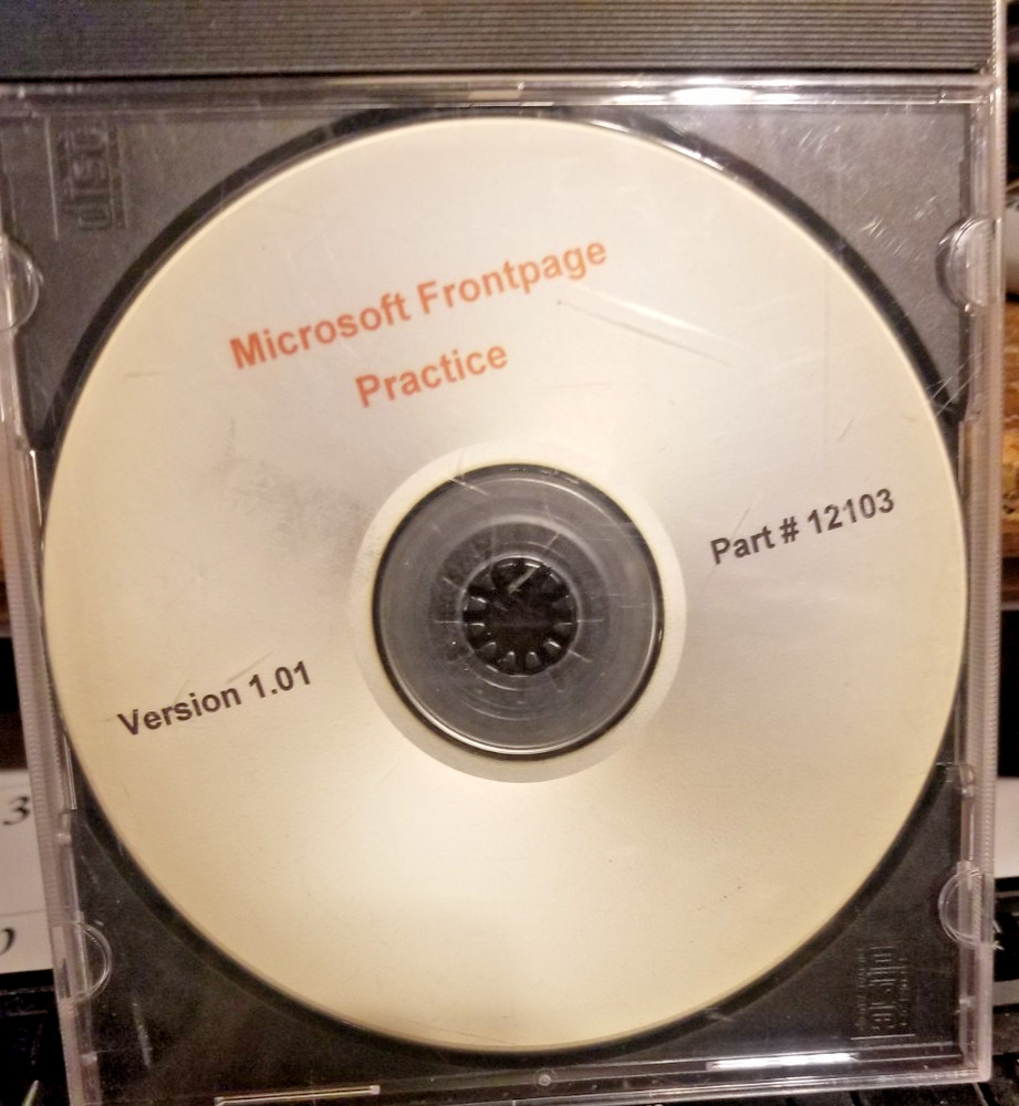 Microsoft FrontPage Version  1.01