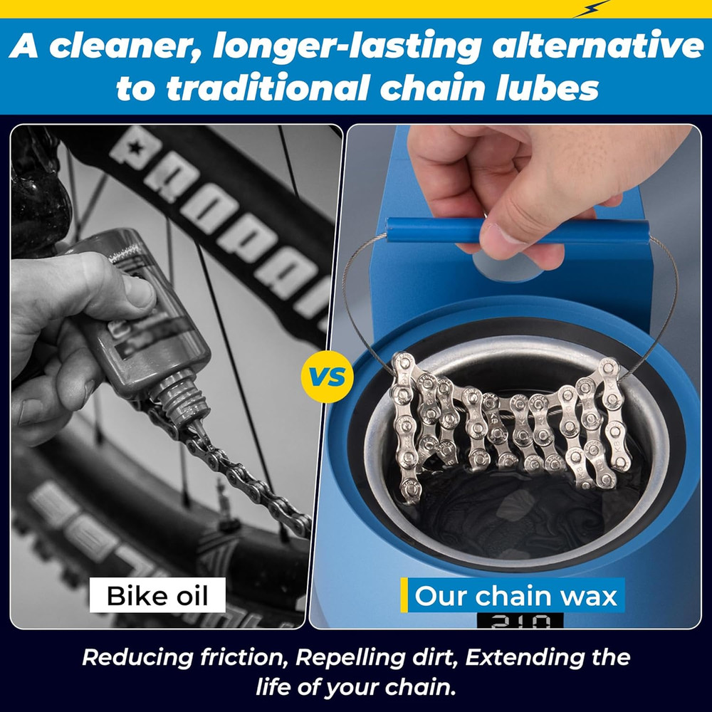 Rideflare Chain Waxing System - Mess-Free, Efficient & Low Friction Solution