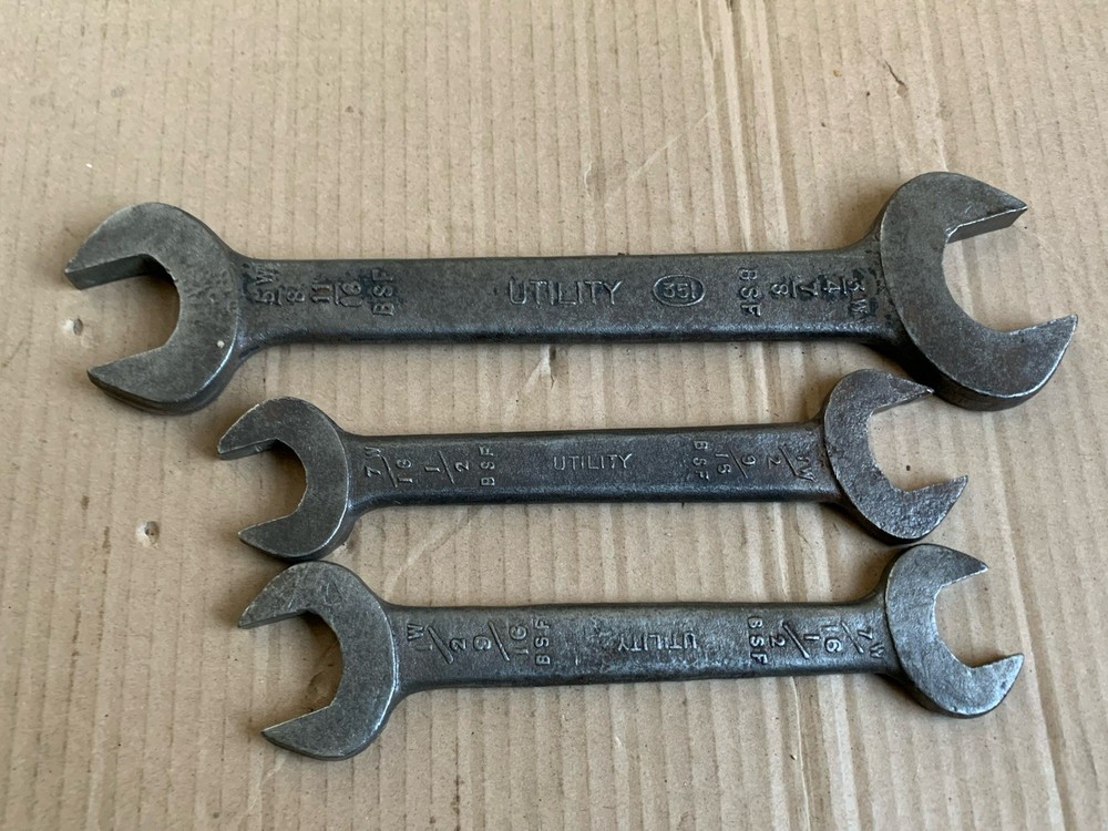 vintage utility spanner wrenches