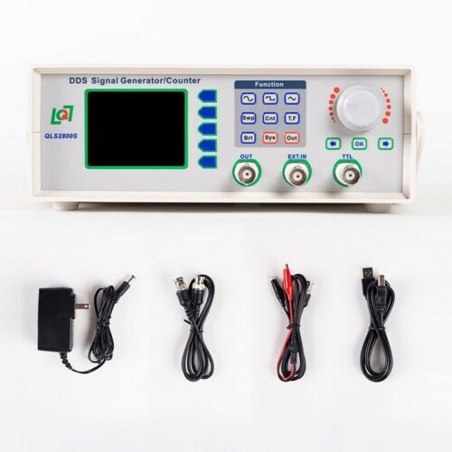 QLS2805S-5M DDS Signal Generator Function Generator Frequency Counter LCD
