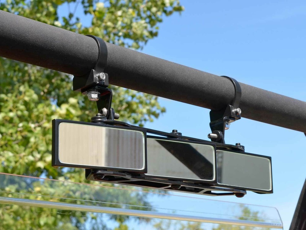 SuperATV 3 Panel Rear View Mirror for Tracker XTR1000 (2019+)