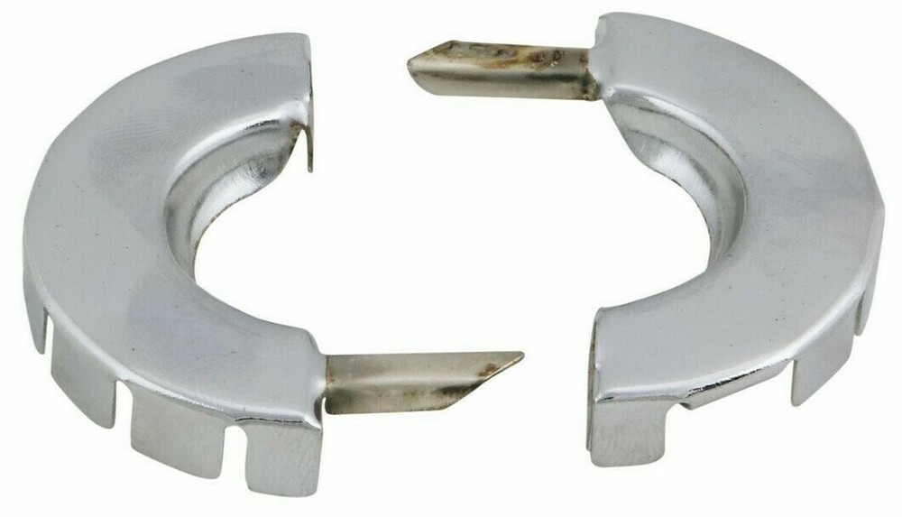 Replacement Split Fire Sprinkler Recessed Escutcheon Chrome- 1/2" IPS