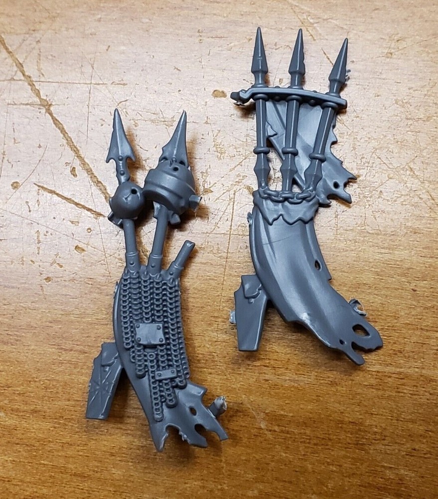 40k Kill Team Bits Blooded Traitor Guard Chieftain Profane Back Banner Set