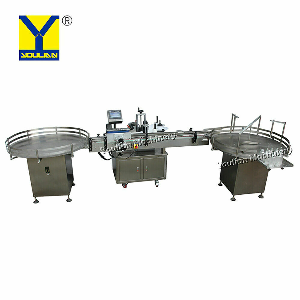 MT-200 Automatic Round Bottle Labeling Machine Glass Plastic Bottle Labeler