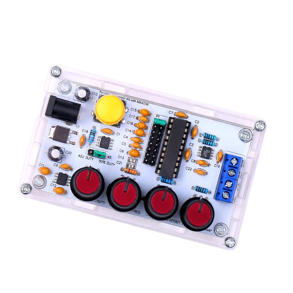 MAX038 Signal Generator DIY Kit 1Hz~20MHz Function Generator Practical M7O2