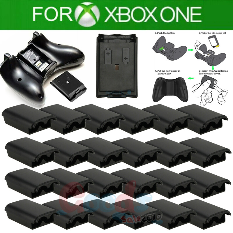 1~200pcs AA Battery Back Cover Case Shell Pack For Xbox 360 Wireless Controller