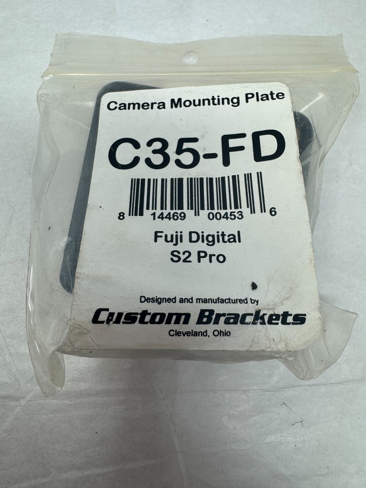 Custom Brackets Bracket Accessory C35 - FD Camera Mounting Plate NEW Sealed