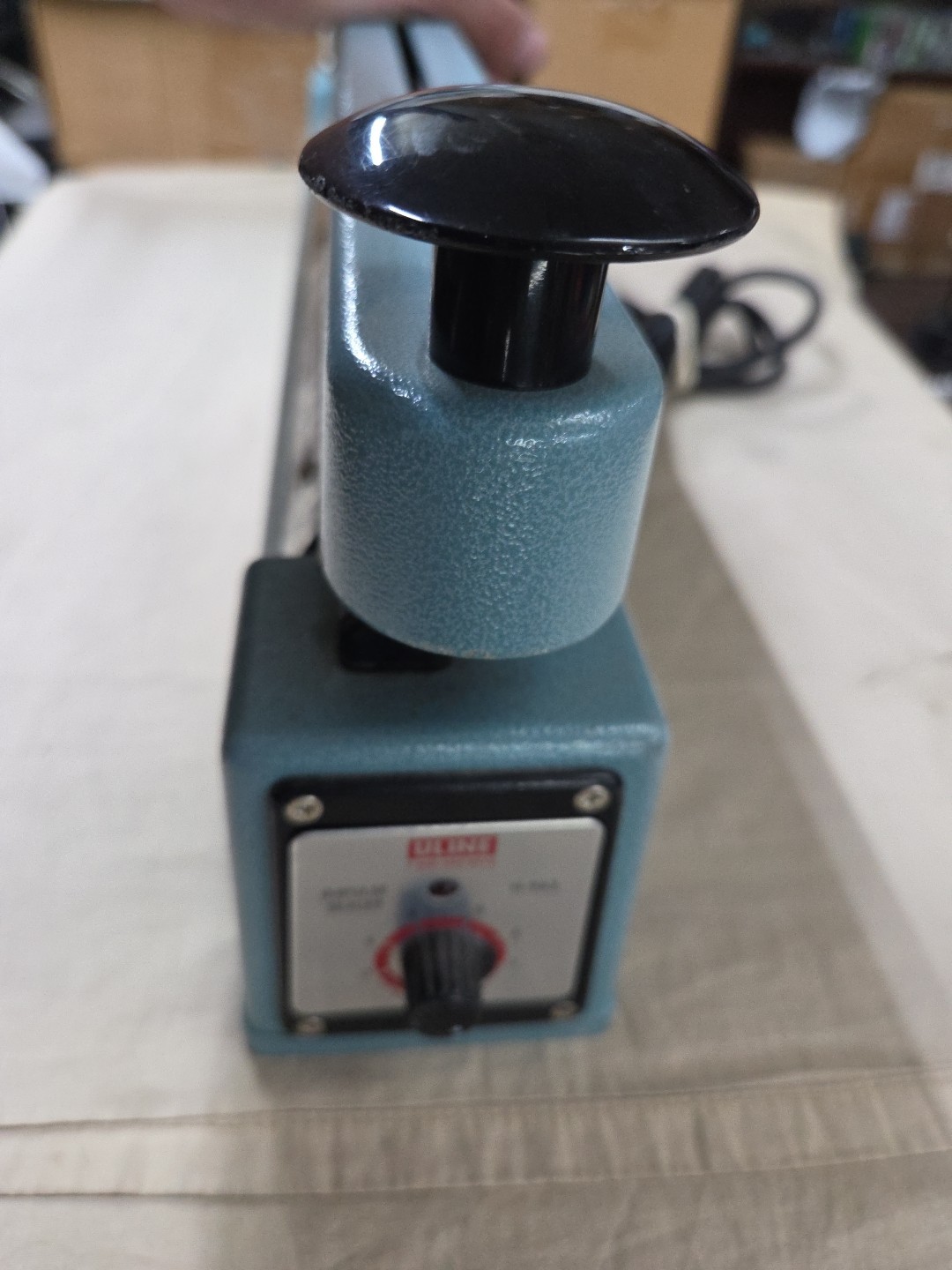 Uline H-963 16" Impulse Poly Bag Sealer KF-400HC With Cutter Free Shipping