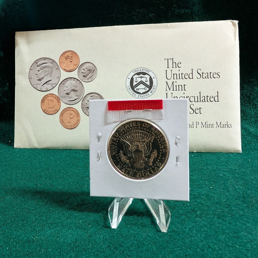 1992 D Kennedy Half Dollar Uncirculated from US Mint Set