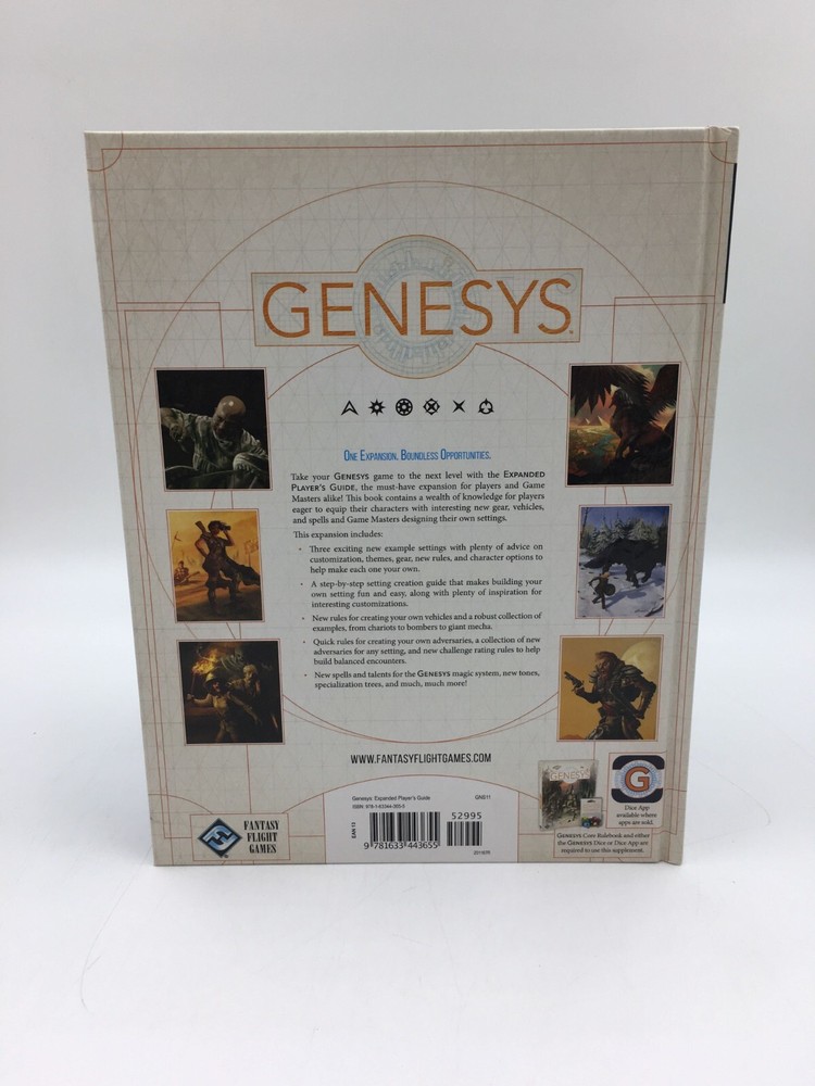 Genesys Expanded Players Guide - RPG Book
