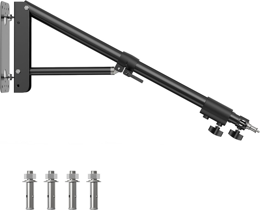 Wall Mount Boom Arm for Studio Video Light 4.3ft