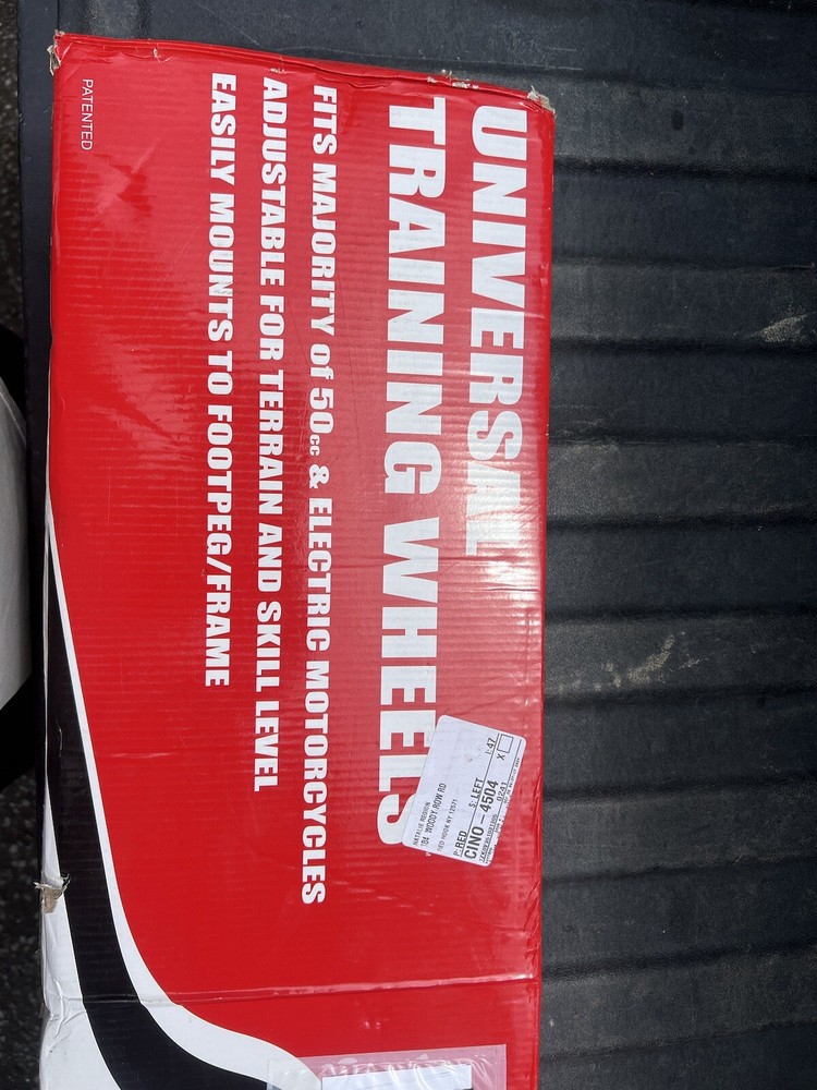 Universal training wheels for dirtbike