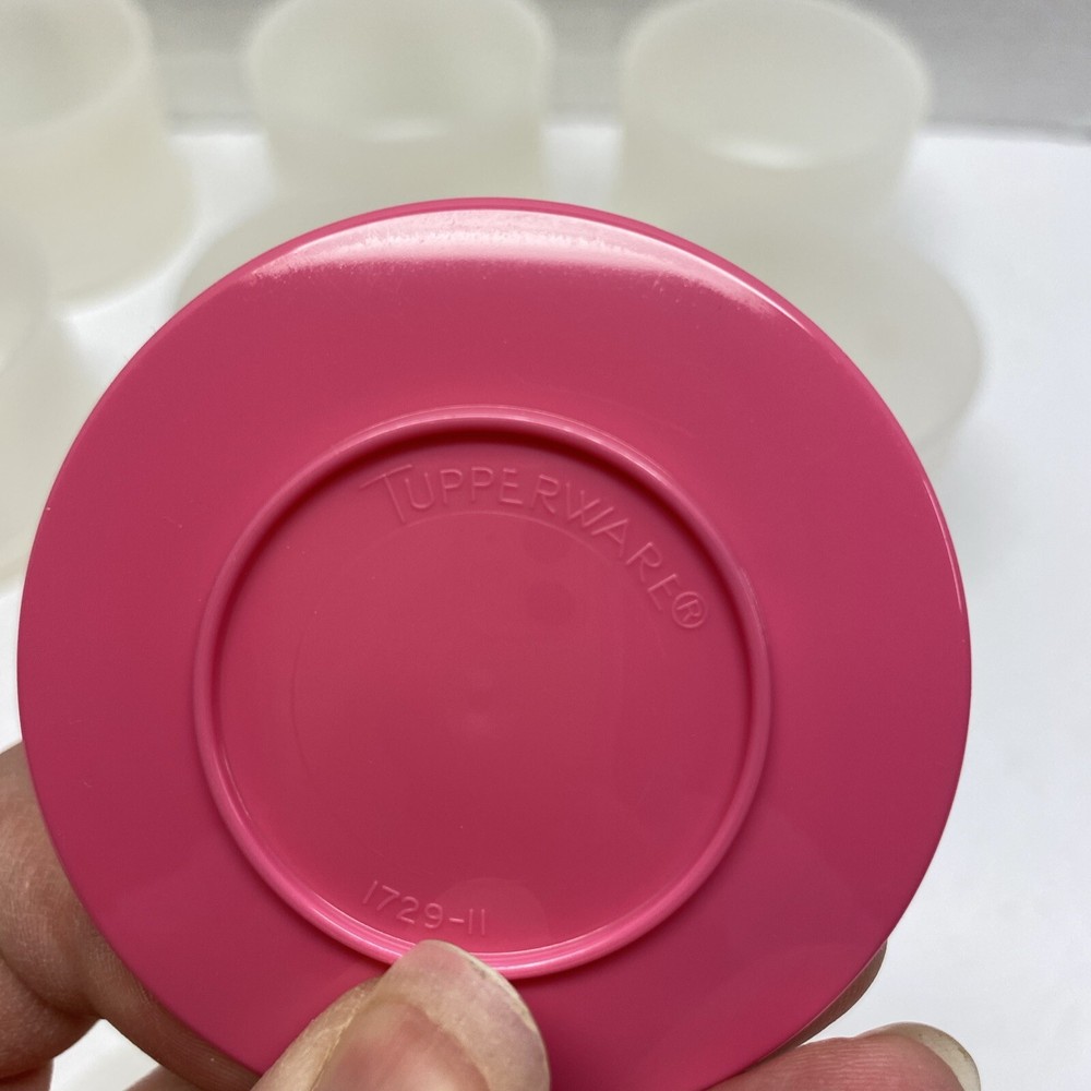 Tupperware Stackable Set of 6 Ice Cream Cookie Sandwich Maker #1729