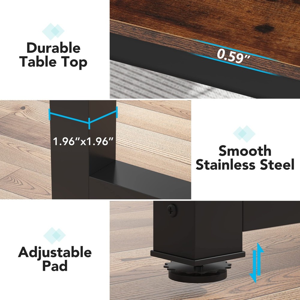 Conference Table 6FT Meeting Seminar Table Rectangular Meeting Room Table