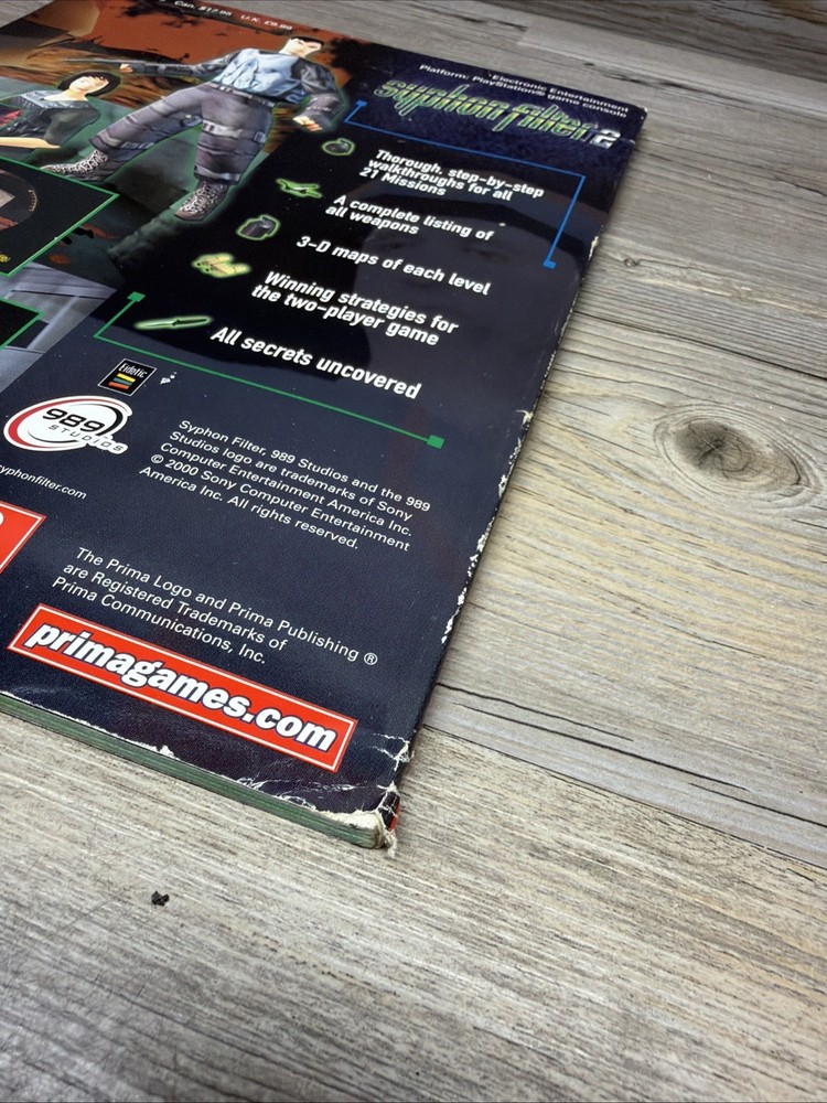 Syphon Filter 2 Prima’s Official Strategy Guide Playstation Game Guide