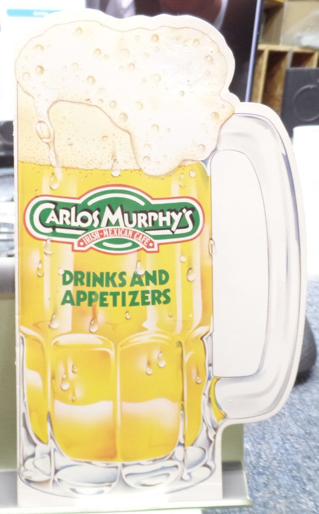 1981 Carlos Murphy's Die-cut Menu