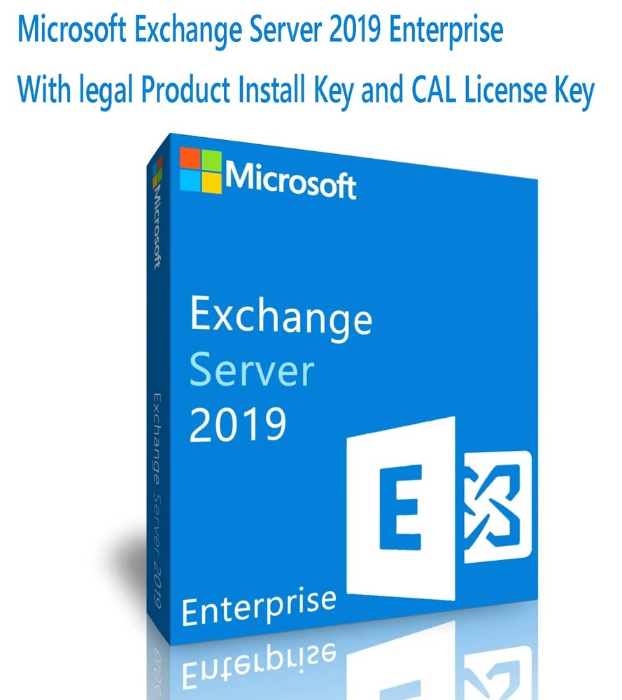 Microsoft Exchange Server 2019 Enterprise w 50 CALs. Important Read Description