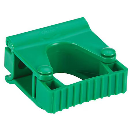 Vikan 10132 Tool Wall Bracket, 3 1/4 In L, Green