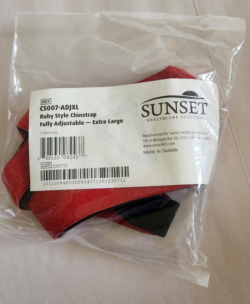 Sunset Ruby Style Chin Strap XL Fully Adjustable New Sealed CS007-ADJXL