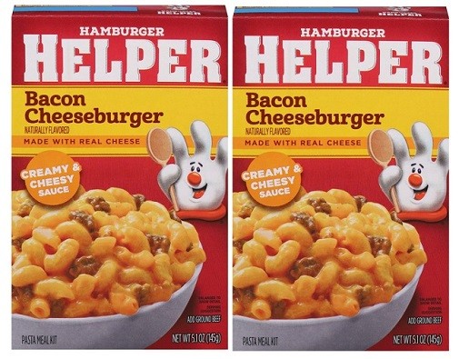 Hamburger Helper Bacon Cheeseburger Creamy & Cheese Sauce 2 Pack