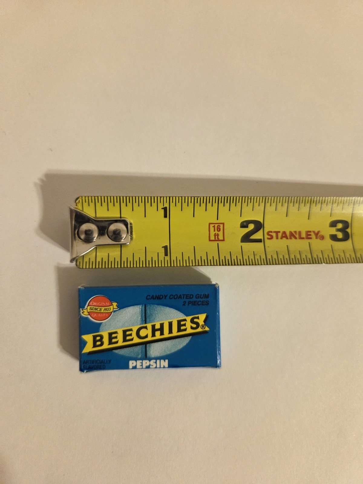 33 Vintage Beechies Peppermint & Pepsin Candy Coated Gum for Coin-Op Dispensers