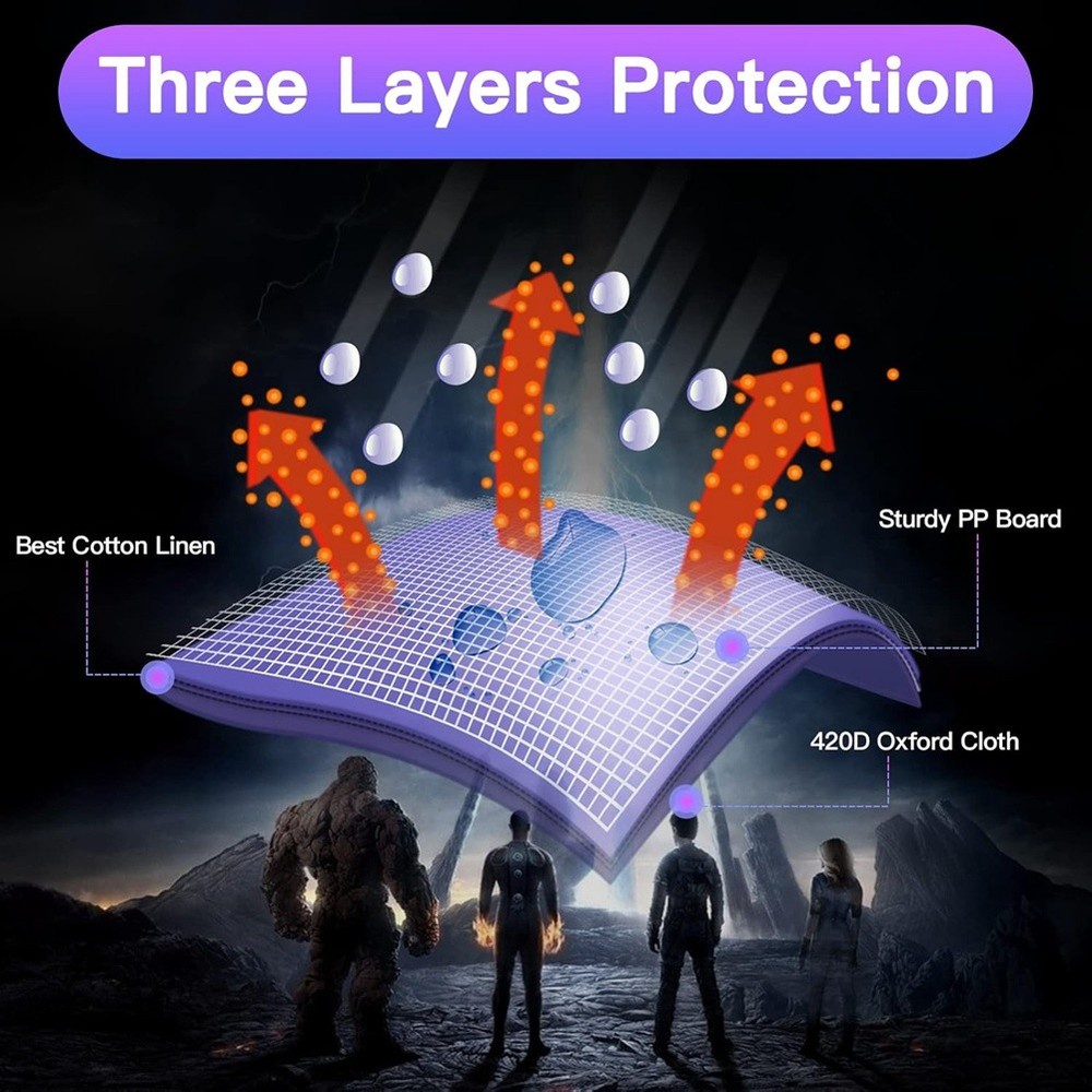 Comic Book Storage Boxes, Back to School Fold Comic Short Box Case with Lid5874