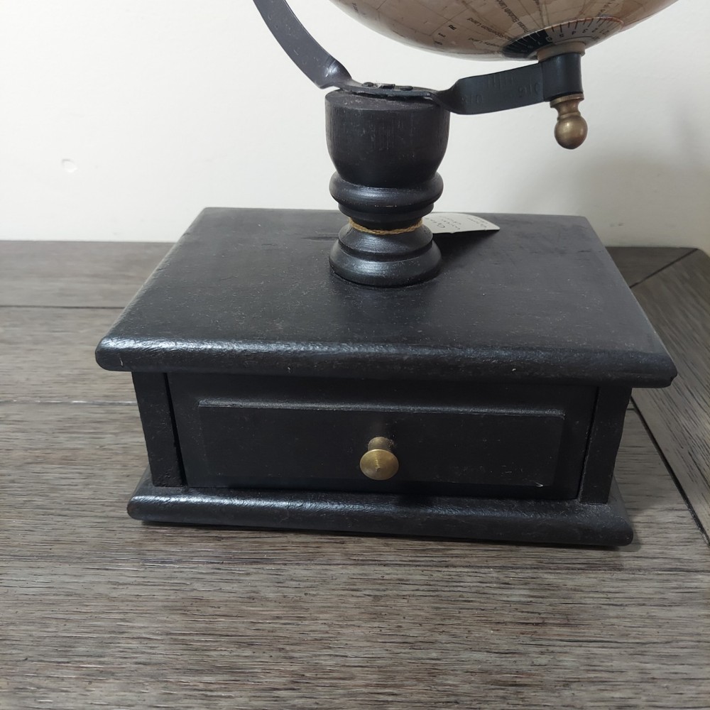 Desktop Spinning Rotating Globe With Drawer