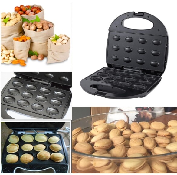 Walnut Cookie Non Stick Double Sided Heating Walnut Pastry Cookies Baking Tool