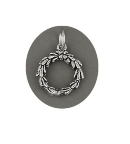 Sterling Silver Wreath Pendant