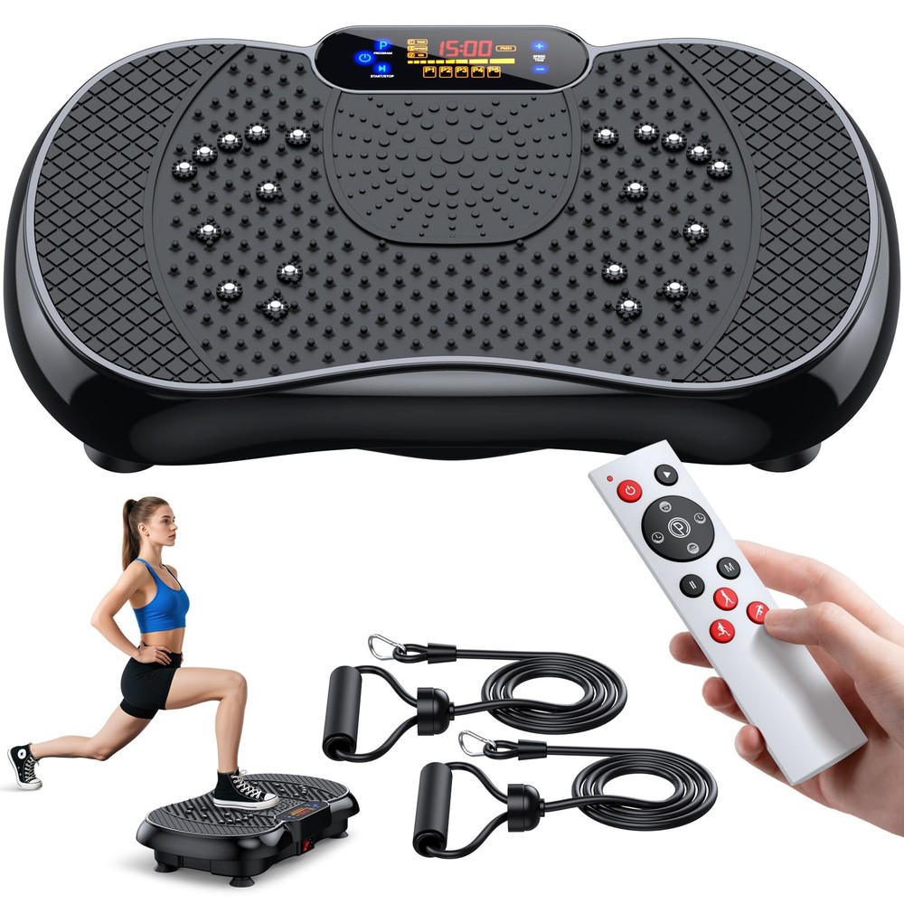 Vibration Plate Exercise Machine 2025 Upgraded Vibrating Plate for Lymphatic ...