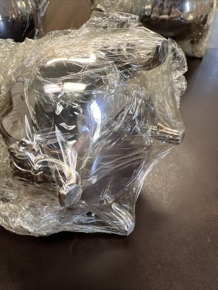 VTG Oneida Webster Wilcox Countess Silverplate Footed 4 PC Tea & Coffee Service