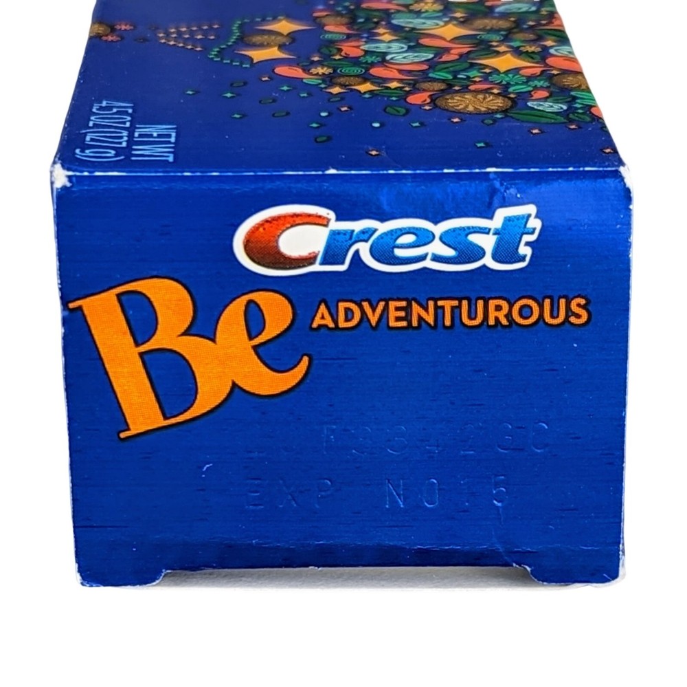 Crest Be Adventurous Mint Chocolate Trek Toothpaste NEW NOS HTF