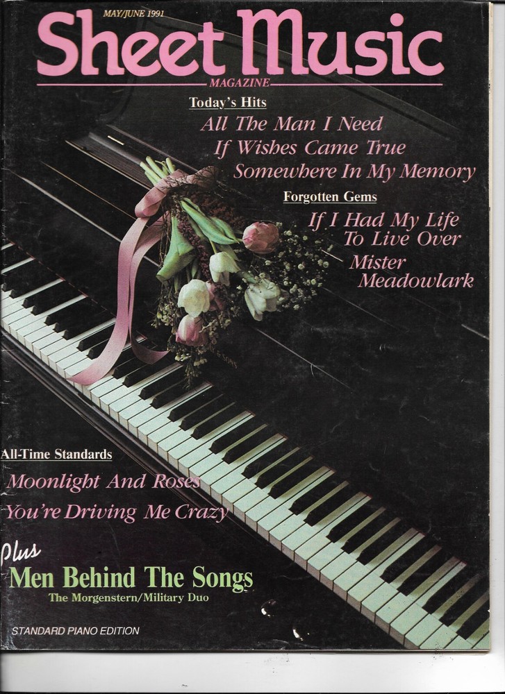 SHEEET MUSIC MAGAZINE------MAY 1991