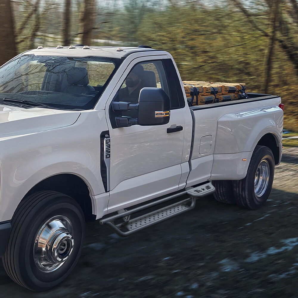 6" Drop Running Boards For 2015-2025 Ford F150 Regular Cab Side Step Nerf Bars