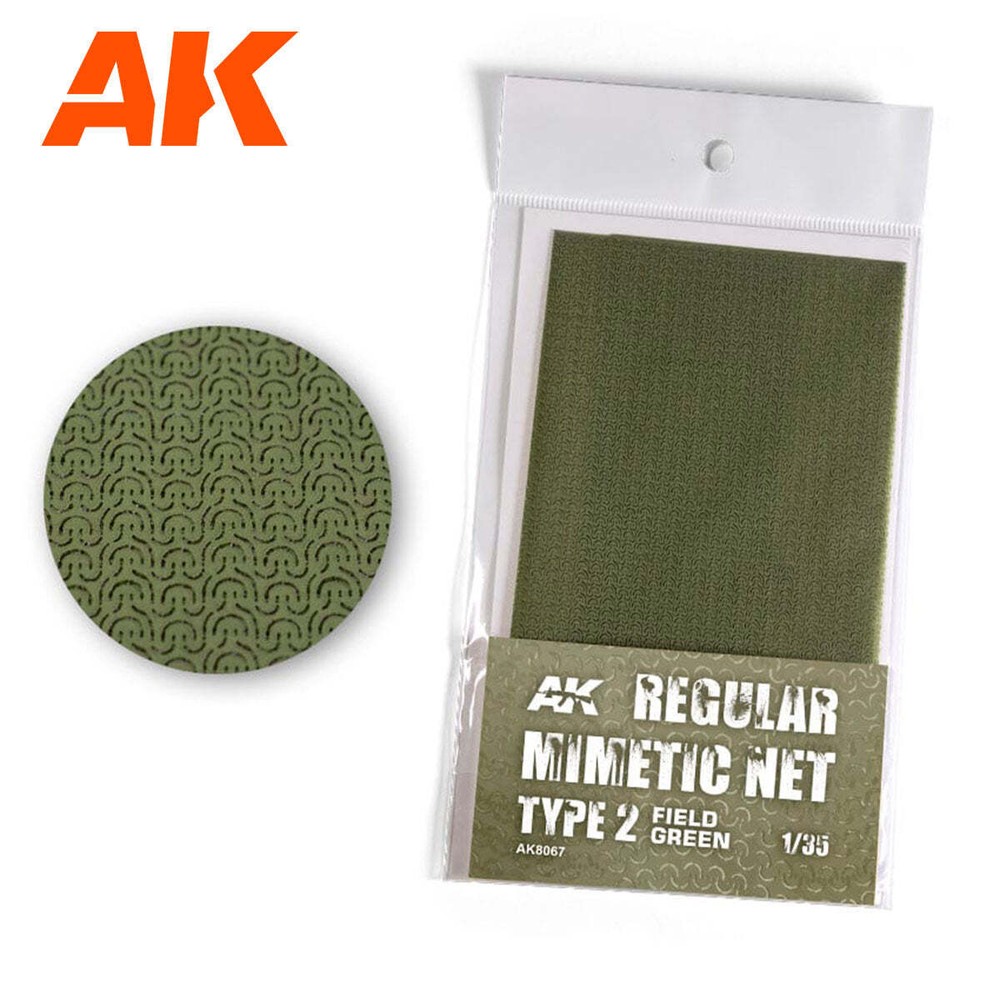 AK Interactive AK8067 Camouflage Net Field Green Type 2 - US