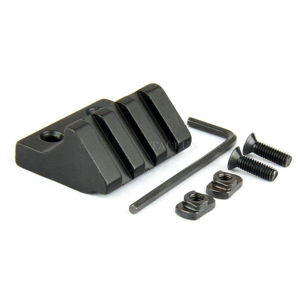 M-LOK 3 Slots 45 Degree Offset Weaver Mount