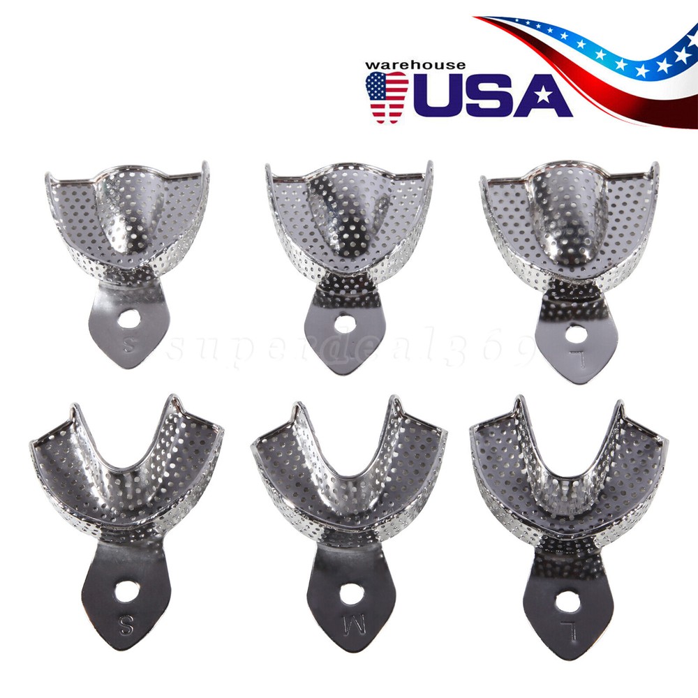Dental Impression Tray 6 pcs sa